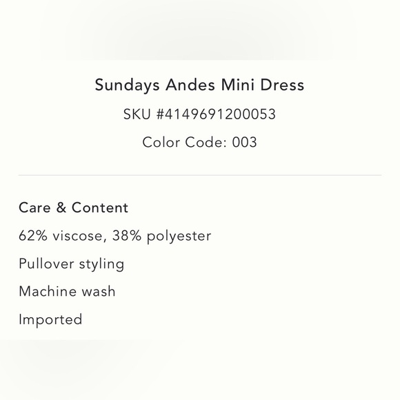 NWT new small Anthropologie sundays Andes sweater dress black mock neck ruffle - Picture 4 of 14